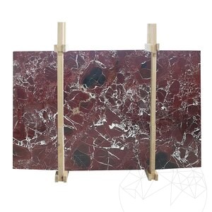 Rosso Levanto Polierte Marmorplatte 2 cm