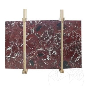 Rosso Levanto Polierte Marmorplatte 2 cm