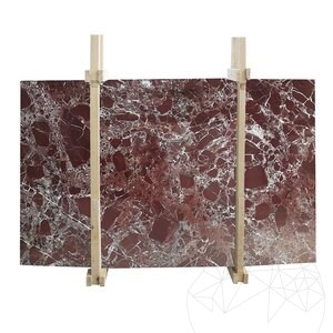 Rosso Levanto Polierte Marmorplatte 2 cm