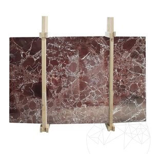 Rosso Levanto Polierte Marmorplatte 2 cm