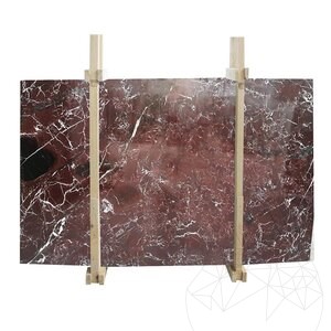Rosso Levanto Polierte Marmorplatte 2 cm