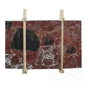 Rosso Levanto Polierte Marmorplatte 2 cm