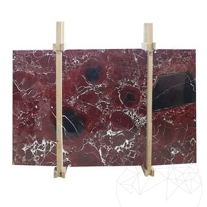 Rosso Levanto Polierte Marmorplatte 2 cm