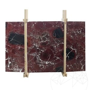 Rosso Levanto Polierte Marmorplatte 2 cm