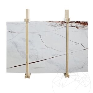 Rosso Venato Polierte Marmorplatte 2 cm