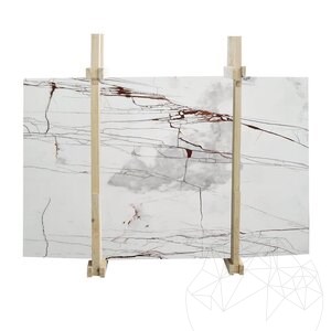 Rosso Venato Polierte Marmorplatte 2 cm