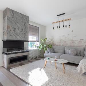 Flexibler Schiefer SKIN Ultra-Flex 2mm - Herbstweiß, 240 x 90 cm| Stein für Wände, Möbel, Fassaden und Nassbereiche