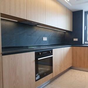 Flexibler Schiefer SKIN MicroStone 1mm - Black Line, 265 x 125 cm | Ultraflexibler Stein für Wände, Möbel, Verkleidungen