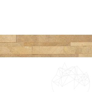 Sandstone Flexible Sandstone SKIN Panel Express - Sandy Yellow, 60x15 cm, selbstklebend 3M für Innenwandbekleidungen