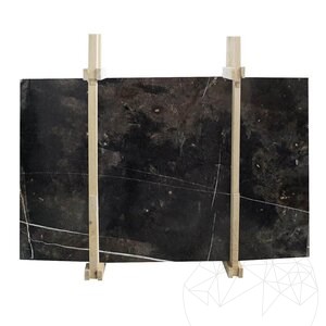 Sahara Noir Polierte Marmorplatte 2 cm
