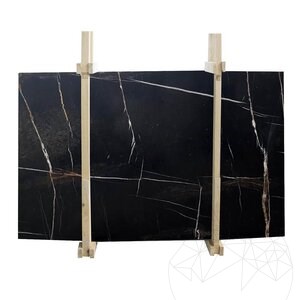 Sahara Noir Polierte Marmorplatte 2 cm
