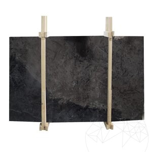 Sahara Noir Polierte Marmorplatte 2 cm