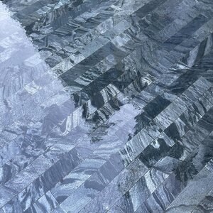 Naturschiefer Silber, gebürstet (rutschfest), 60 x 10 x 1 cm | Ideal für draußen/innen, vertikal/horizontal