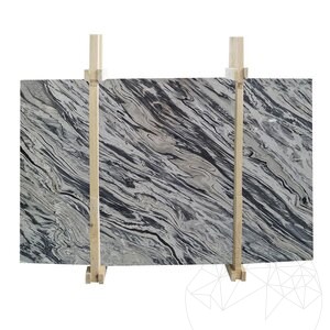 Silver Stream Polierte Marmorplatte 2 cm