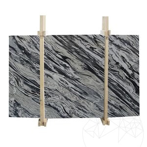 Silver Stream Polierte Marmorplatte 2 cm