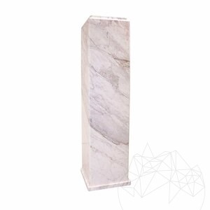 Sockel aus Calacatta-Marmor 33 x 33 x 122 cm