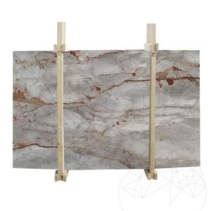 Symphony Grau Polierte Marmorplatte 2 cm