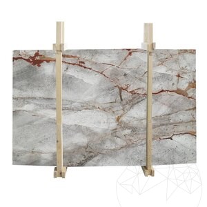 Symphony Grau Polierte Marmorplatte 2 cm