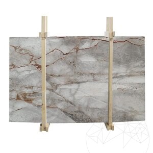 Symphony Grau Polierte Marmorplatte 2 cm