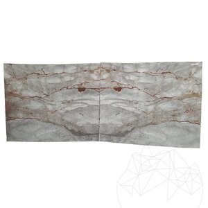 Symphony Grau Polierte Marmorplatte 2 cm