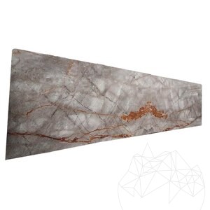 Symphony Grau Polierte Marmorplatte 2 cm