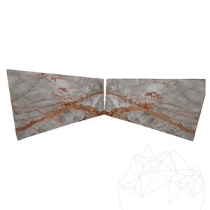 Symphony Grau Polierte Marmorplatte 2 cm