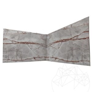 Symphony Grau Polierte Marmorplatte 2 cm