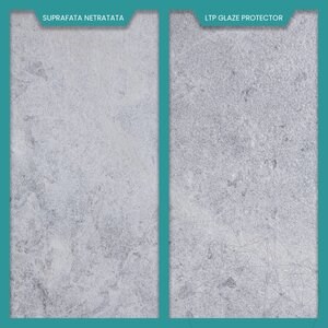 Tundra Grey Sandgestrahlter Marmor 15,2 x 30,5 x 3 cm - Sonderanfertigung
