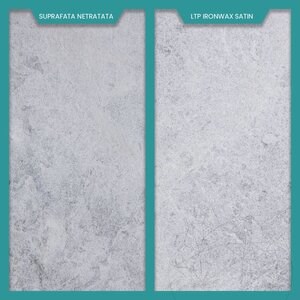 Tundra Grey Sandgestrahlter Marmor 15,2 x 30,5 x 3 cm - Sonderanfertigung