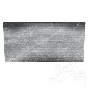 Geflammter Marmor Talos Edge, 2 cm