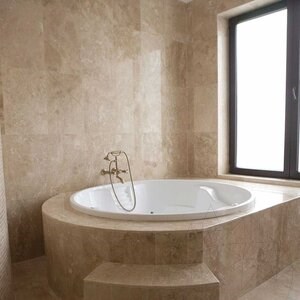Classic PREMIUM Kreuzschliff gehonter Travertin 45,7 x 30,5 x 1,2 cm