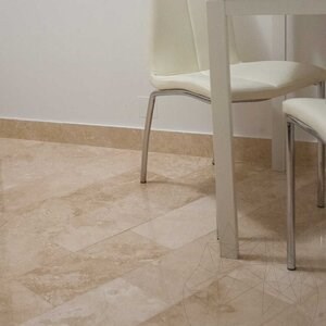 Classic PREMIUM Kreuzschliff geschliffener Travertin 40,6 x 20,3 x 1,2 cm