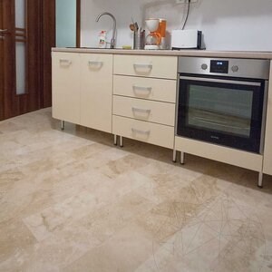 Classic PREMIUM Kreuzschliff geschliffener Travertin 40,6 x 20,3 x 1,2 cm