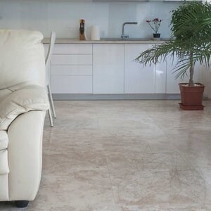 Classic PREMIUM Kreuzschliff gehonter Travertin 61 x 61 x 1,2 cm