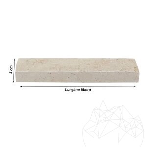 Klassischer gespaltener Travertin 5 cm x FL x 2,2 cm