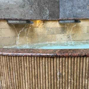 Latte Travertin M2 Leiste 2 x 2 x 30.5 cm