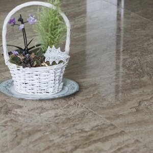 Latte PREMIUM Kreuzschliff Polierter Travertin 122 x 61 x 1,2 cm