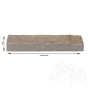 Noce Splitface Travertin 5 cm x FL x 2,2 cm