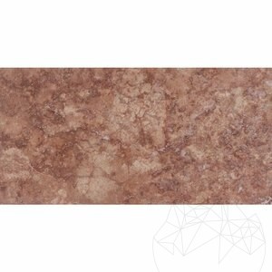 Roter Opium Kreuzschliff Polierter Travertin 61 x 30,5 x 1,2 cm 