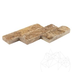 Gelber Splitface Travertin 5 cm x FL x 2,1 cm