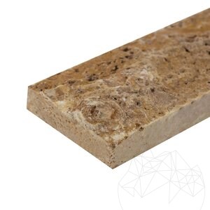 Gelber Splitface Travertin 7,62 cm x FL x 2,1 cm