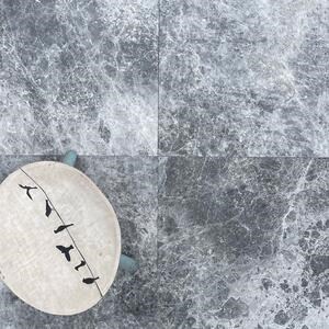 Tundra dunkel polierter Marmor, 60 x 60 x 2 cm