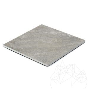 Sinterstein L'ALTRA PIETRA Vesuvio Chiaro, 59,5 X 59,5 X 2 cm, R11 - Rutschfest für den Außenbereich