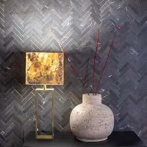 Venetia Classic Riven Travertin Vase 30 x 30 x 30 cm