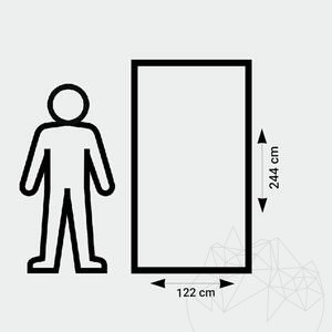 Flexibler Schiefer SKIN MicroStone 1mm - Tan, 244 x 122 cm | Ultra-flexibler Stein für Wände, Möbel, Verkleidungen