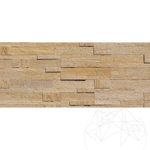 Sandstone Flexible Sandstone SKIN Panel Express - Sandy Yellow, 60x15 cm, selbstklebend 3M für Innenwandbekleidungen