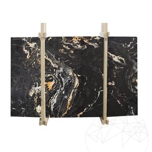 Nero Picasso Polierte Marmorplatte 2 cm
