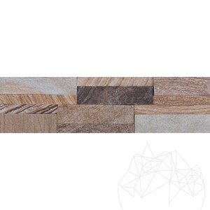 Rovere Beige Sandstein Wandverkleidungsplatte 15 x 60 cm