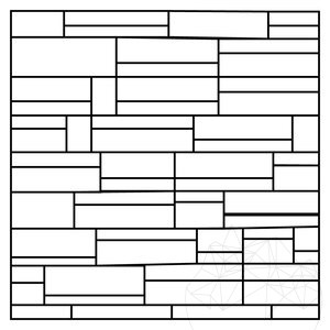 Multi Slate Stripes Wandverkleidungspaneel 15 x 60 cm