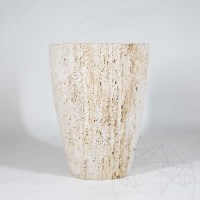 Romano Classic Riven Travertin Blumentopf 40 x 30 x 30 cm